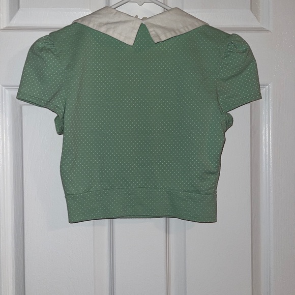 Pins & Needles mint white cut out crop top - Picture 4 of 5